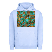 Pigment Grape Ice camel leopard Urban Hoodie - BarkalooDesign