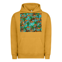 Pigment Peanut Butter camel leopard Urban Hoodie - BarkalooDesign