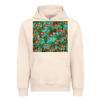 Sandshell camel leopard Urban Hoodie - BarkalooDesign