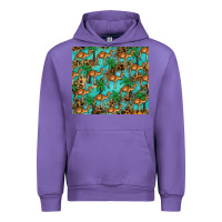 Tulip camel leopard Urban Hoodie - BarkalooDesign
