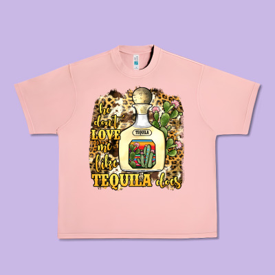 He Don't Love Me Like Tequila Does Urban Heavy Tee Designed By Jahusdesignshop