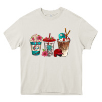 Cream western baseball coffee cups bbs Heavy Core Tee - BundleAndBundleShop