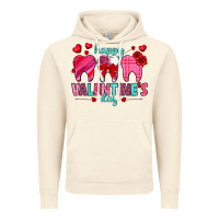 Vintage Artic Happy Valentine's Day with teeth Valentine's Day Vintage Hoodie - HowdyJamesFarm