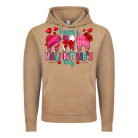 Happy Valentine's Day With Teeth Valentine's Day Vintage Hoodie | Teevron