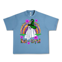 Pebble Blue Boo-tiful ghost Urban Heavy Tee - NancyCooperArtShop
