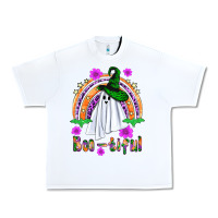 White Boo-tiful ghost Urban Heavy Tee - NancyCooperArtShop