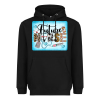 Black Western Future Nurse Heavyweight Hoodie - LillyAllenDesigns