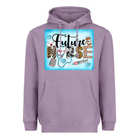 Lavender Western Future Nurse Heavyweight Hoodie - LillyAllenDesigns