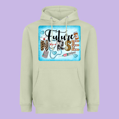 Western Future Nurse Heavyweight Hoodie Designed By Lillyallendesigns