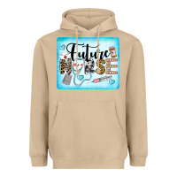 Mushroom Western Future Nurse Heavyweight Hoodie - LillyAllenDesigns
