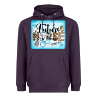 Plum Western Future Nurse Heavyweight Hoodie - LillyAllenDesigns