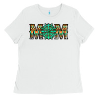White gemstone aztec mom Ladies Tee - LillyAllenDesigns