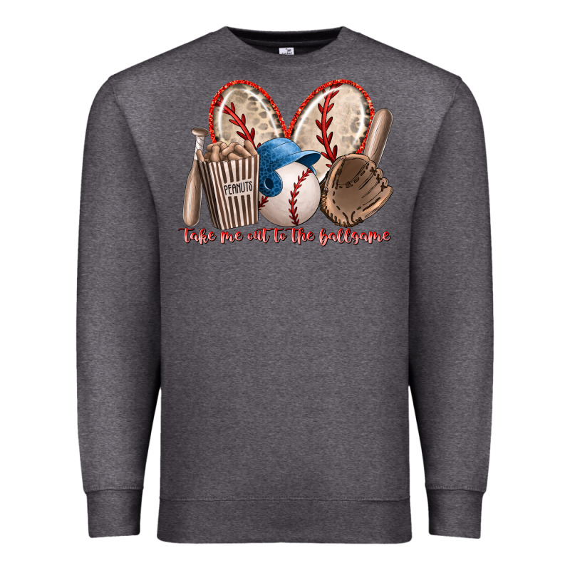 Take Me Out To The Ballgame Premium Sweatshirt by RacoonDesign | Teevron