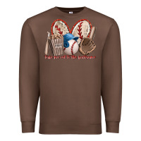 Chestnut take me out to the ballgame Premium Sweatshirt - RacoonDesign