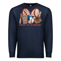 Navy take me out to the ballgame Premium Sweatshirt - RacoonDesign