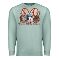 Seafoam take me out to the ballgame Premium Sweatshirt - RacoonDesign