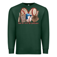 Sports Green take me out to the ballgame Premium Sweatshirt - RacoonDesign