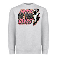Heather Grey let's do this girls soccer Heavyweight Sweatshirt - FaDigitalArtStudio