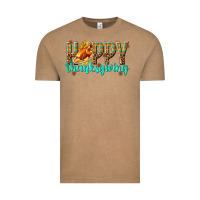 Vintage Coffee Happy Thanksgiving with Turkey Vintage Tee - texasbilliewilder