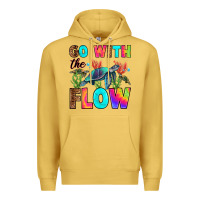 Antique Gold go with the flow Premium Hoodie - RanaPortraitStore