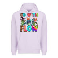 Lilac go with the flow Premium Hoodie - RanaPortraitStore