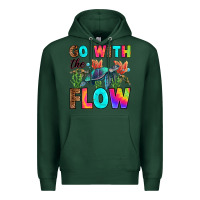 Sports Green go with the flow Premium Hoodie - RanaPortraitStore