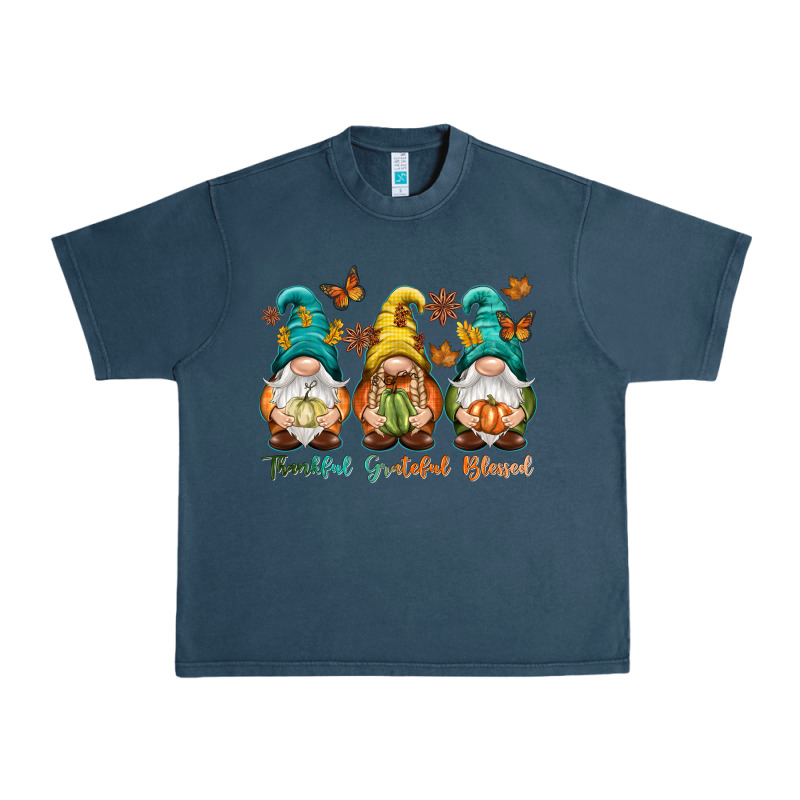 Thankful Grateful Blessed Urban Heavy Tee by NancyCooperArtShop | Teevron