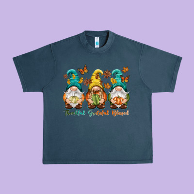 Thankful Grateful Blessed Urban Heavy Tee Designed By Nancycooperartshop
