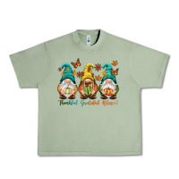 Oil Green Thankful grateful blessed Urban Heavy Tee - NancyCooperArtShop