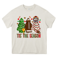 Cream tis' the season american football christmas cakes bbs Heavy Core Tee - BundleAndBundleShop
