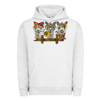 Pigment Lunar Rock 3 alpacas Urban Hoodie - BarkalooDesign