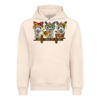 Sandshell 3 alpacas Urban Hoodie - BarkalooDesign