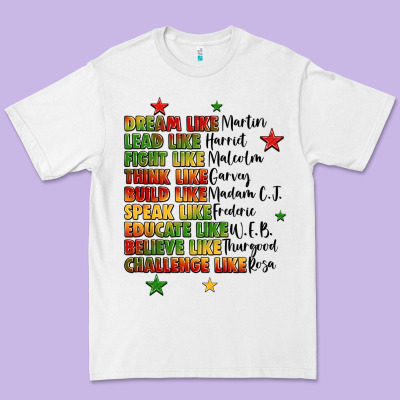 Inspiring Black Leaders Juneteenth Premium Tee Designed By Lillyallendesigns