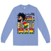 Colony Blue i am a black man Long Sleeve Tee - CowGirlArtShop