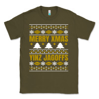 Army Green Merry Christmas Yinz Jagoffs Pittsburgh Pennsylvania Xmas Gifts 1 Classic Tee - lanVoArt