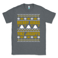 Charcoal Heather Merry Christmas Yinz Jagoffs Pittsburgh Pennsylvania Xmas Gifts 1 Classic Tee - lanVoArt
