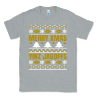 Heather Grey Merry Christmas Yinz Jagoffs Pittsburgh Pennsylvania Xmas Gifts 1 Classic Tee - lanVoArt
