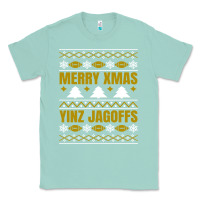 Seafoam Merry Christmas Yinz Jagoffs Pittsburgh Pennsylvania Xmas Gifts 1 Classic Tee - lanVoArt