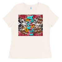 Mama Cowhide  Sunflowers Ladies Tee | Teevron
