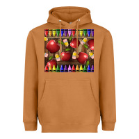 Meerkat Crayons And Apples Heavyweight Hoodie - LillyAllenDesigns