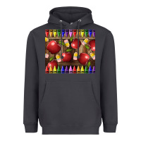 Smoke Crayons And Apples Heavyweight Hoodie - LillyAllenDesigns