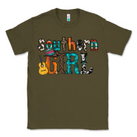 Army Green southern girl Classic Tee - RacoonDesign
