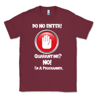 I'm Not In Quarantine I'm A Programmer Classic Tee | Teevron