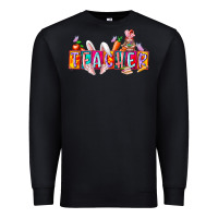 Black teacher easrter day Premium Sweatshirt - RacoonDesign