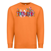 Carrot teacher easrter day Premium Sweatshirt - RacoonDesign