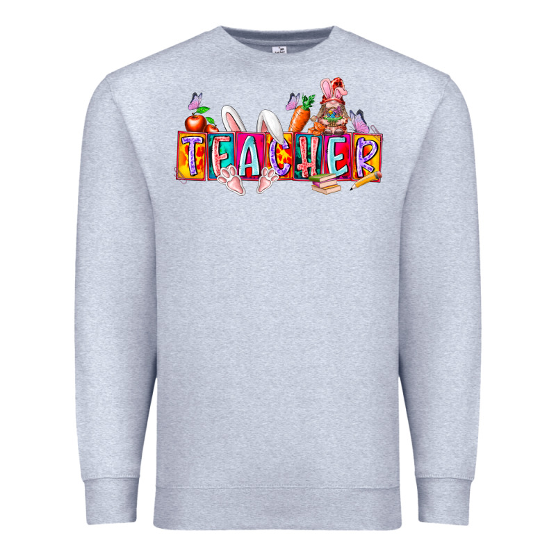 Teacher Easrter Day Premium Sweatshirt by RacoonDesign | Teevron