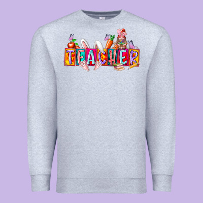 Teacher Easrter Day Premium Sweatshirt Designed By Racoondesign