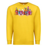 Lemon teacher easrter day Premium Sweatshirt - RacoonDesign
