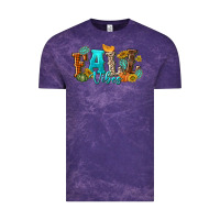 Cloud Purple Fall Vibes Vintage Tee - texasbilliewilder