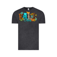 Vintage Black Fall Vibes Vintage Tee - texasbilliewilder